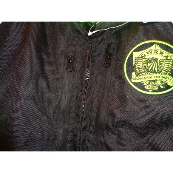 GWRRA Motorcycle Racing Jacket Sz S Men's Lime Green - Picture 4 of 9